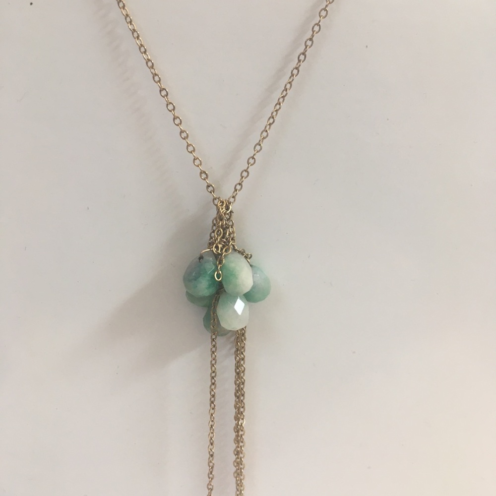 Jana Conner drape necklace with blue hardstone